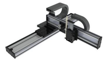 Linearmotorachsen (Direktantrieb d.h. ohne Spindel / Riemen) können zu verschiedenen Handhabungssystemen kombiniert werden Linearmotorachsen (Direktantrieb d.h. ohne Spindel / Riemen) können zu verschiedenen Handhabungssystemen kombiniert werden